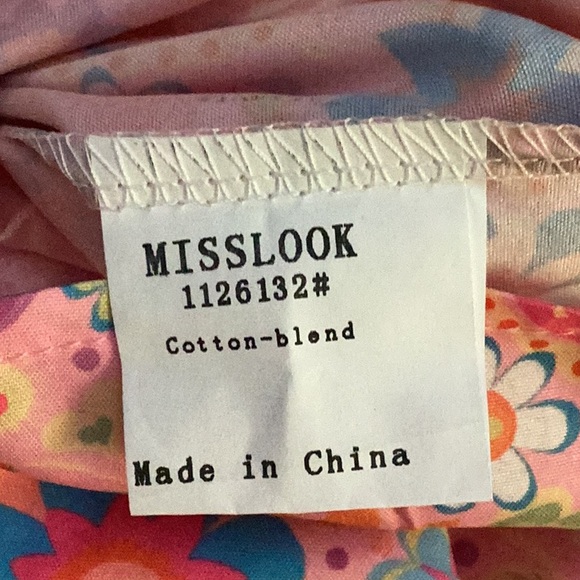 🌴NWOT So Fabulous & Colorful “ Misslook” Size XLarge Wardrobe Must Have Top🌴 - Picture 10 of 10